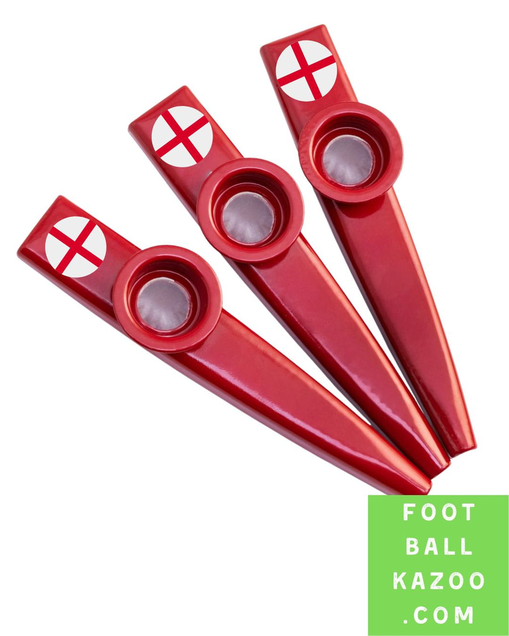 International Football Kazoo  - England (red & white)