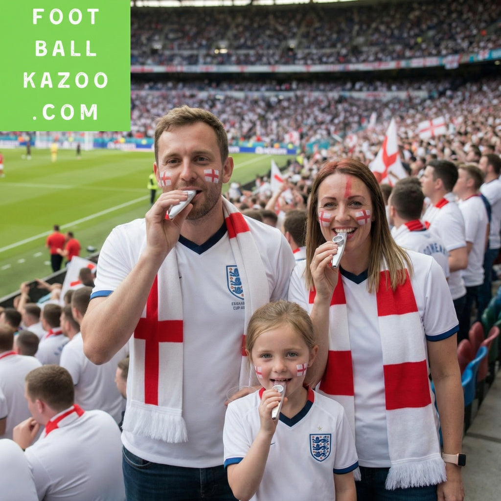 International Football Kazoo  - England (red & white)